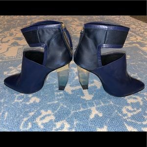 Miista Ombré Acrylic Heeled Booties